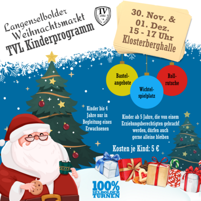 TVL Wichtelland in der Klosterberghalle zum Selbolder Weihnachtsmarkt (Bild vergrößern)