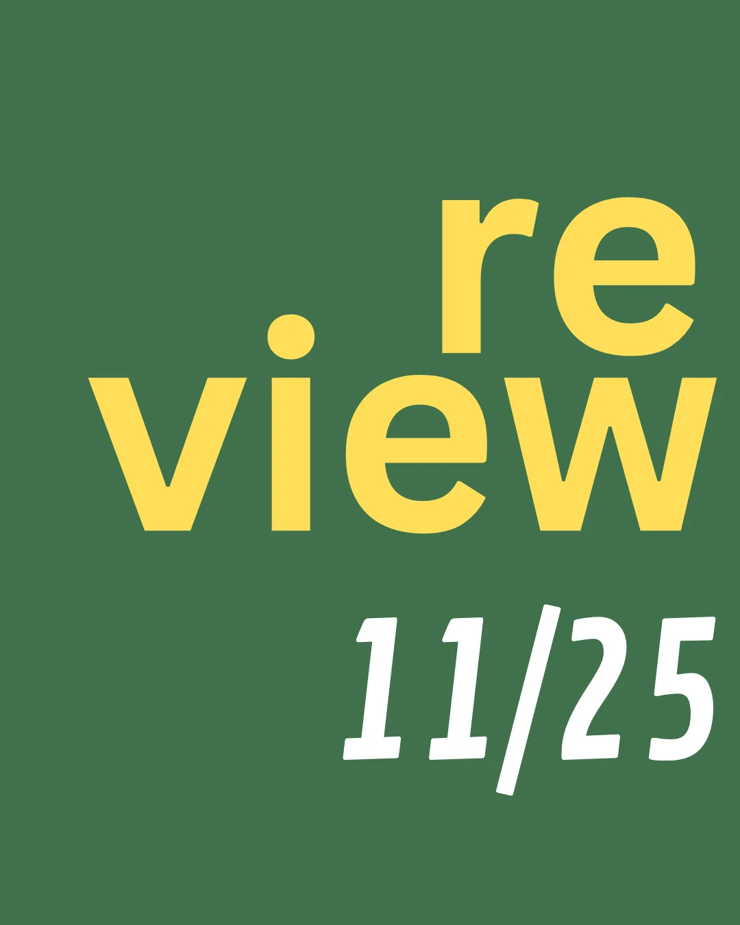 review 1/2025