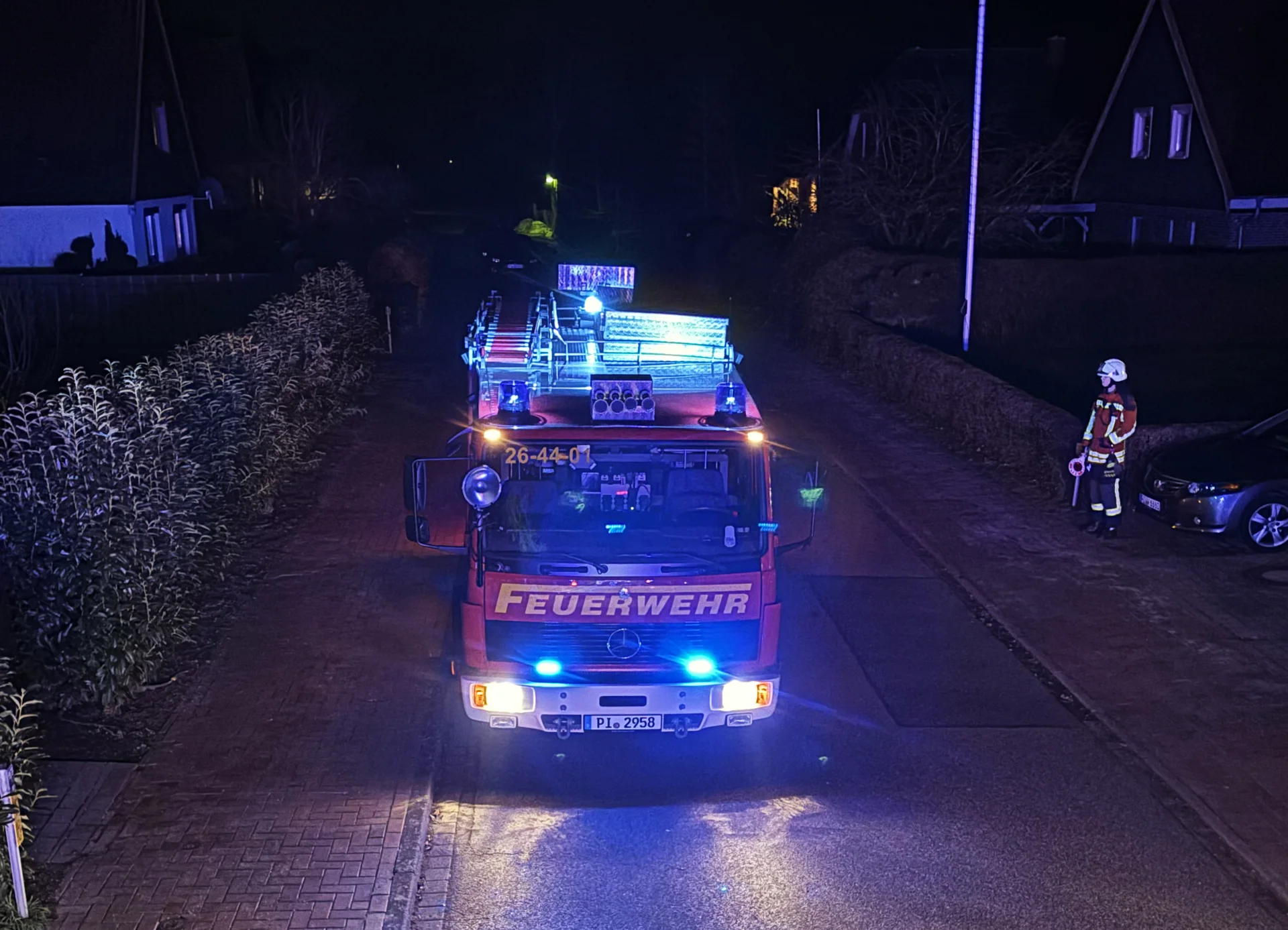 Fahrzeuge an der Einsatzstelle