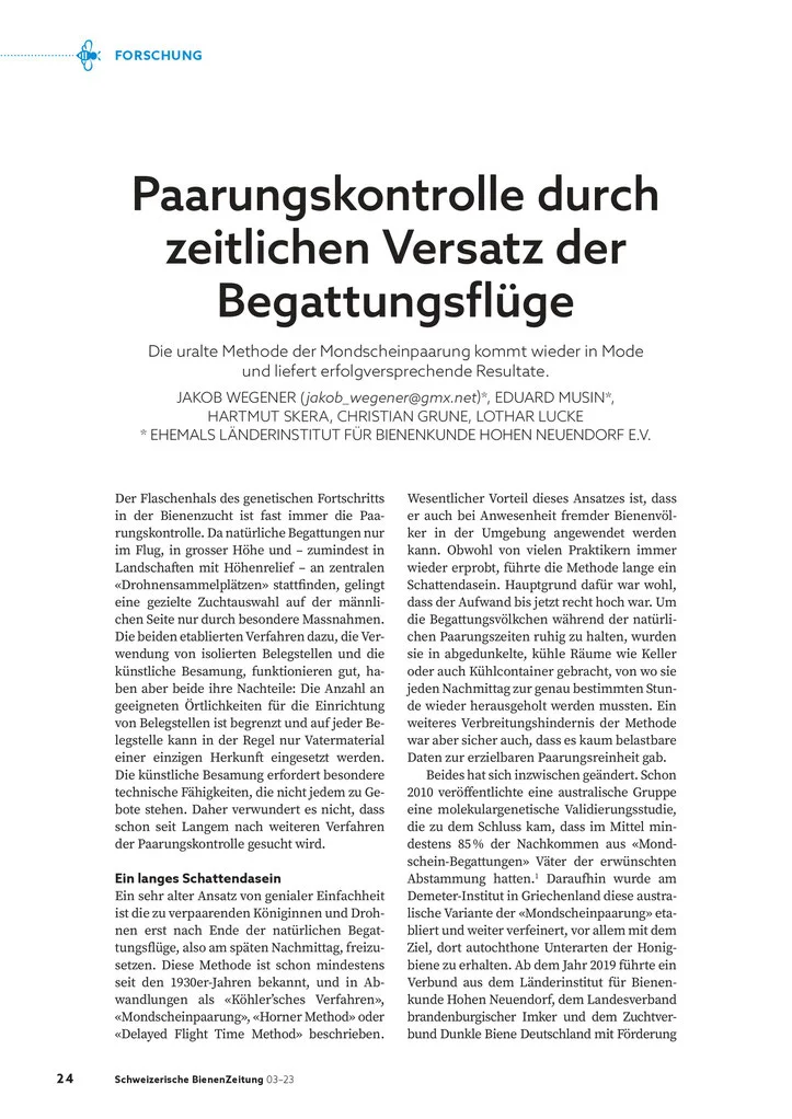 image Paarungskontrolle