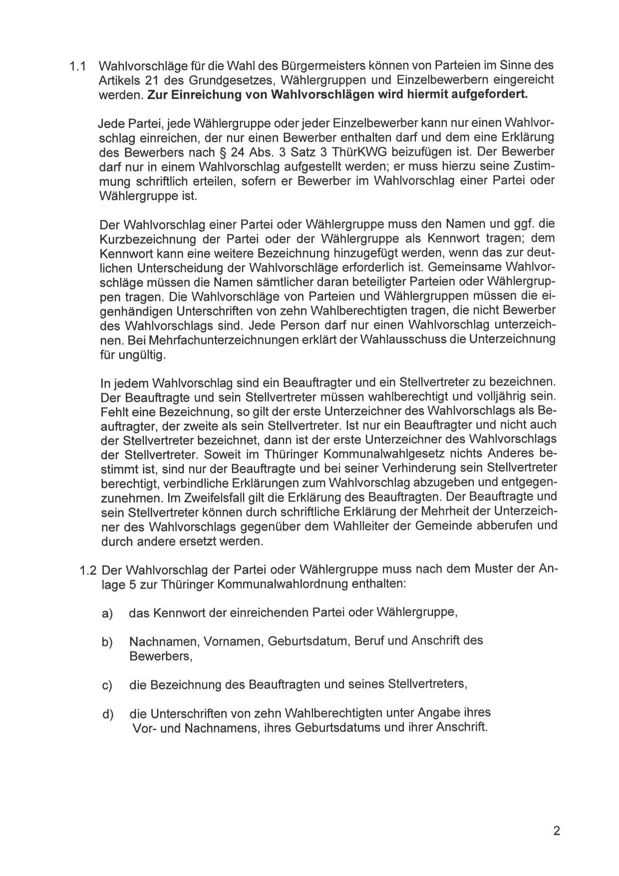 Bekanntmachung Aufforderung Einreichung Wahlvorschläge BgmWahl Nottleben-2