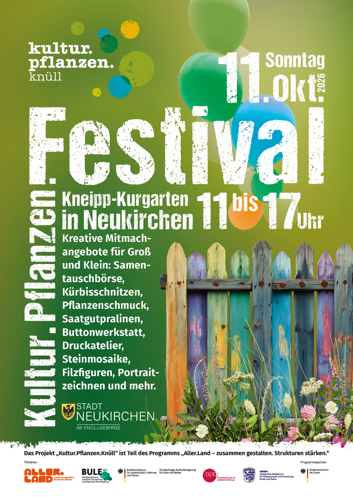 Plakat Kultur.Pflanzen.Festival