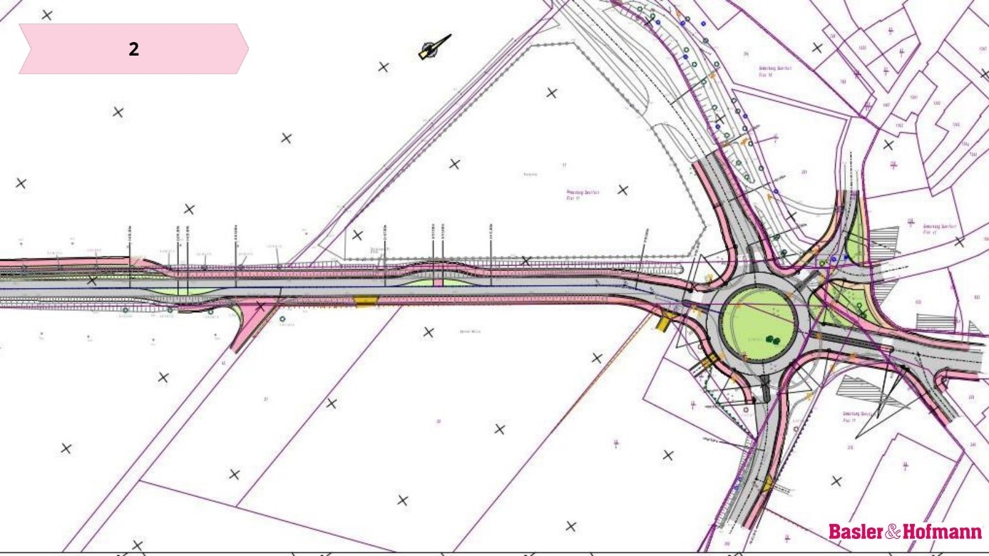  Eine umfassende Veränderung wird der Kreisverkehr Vor dem Nebraer Tor mittelfristig erhalten, wenn die entsprechende Förderung hierfür gesichert werden kann.