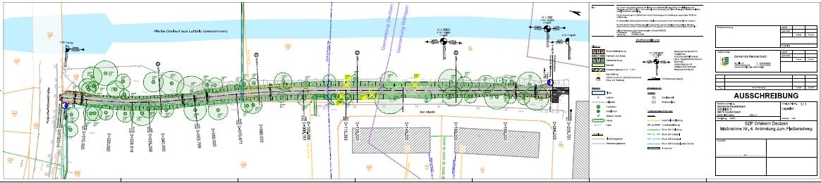 Ausführungsplan - Anbindung Pleißeradweg