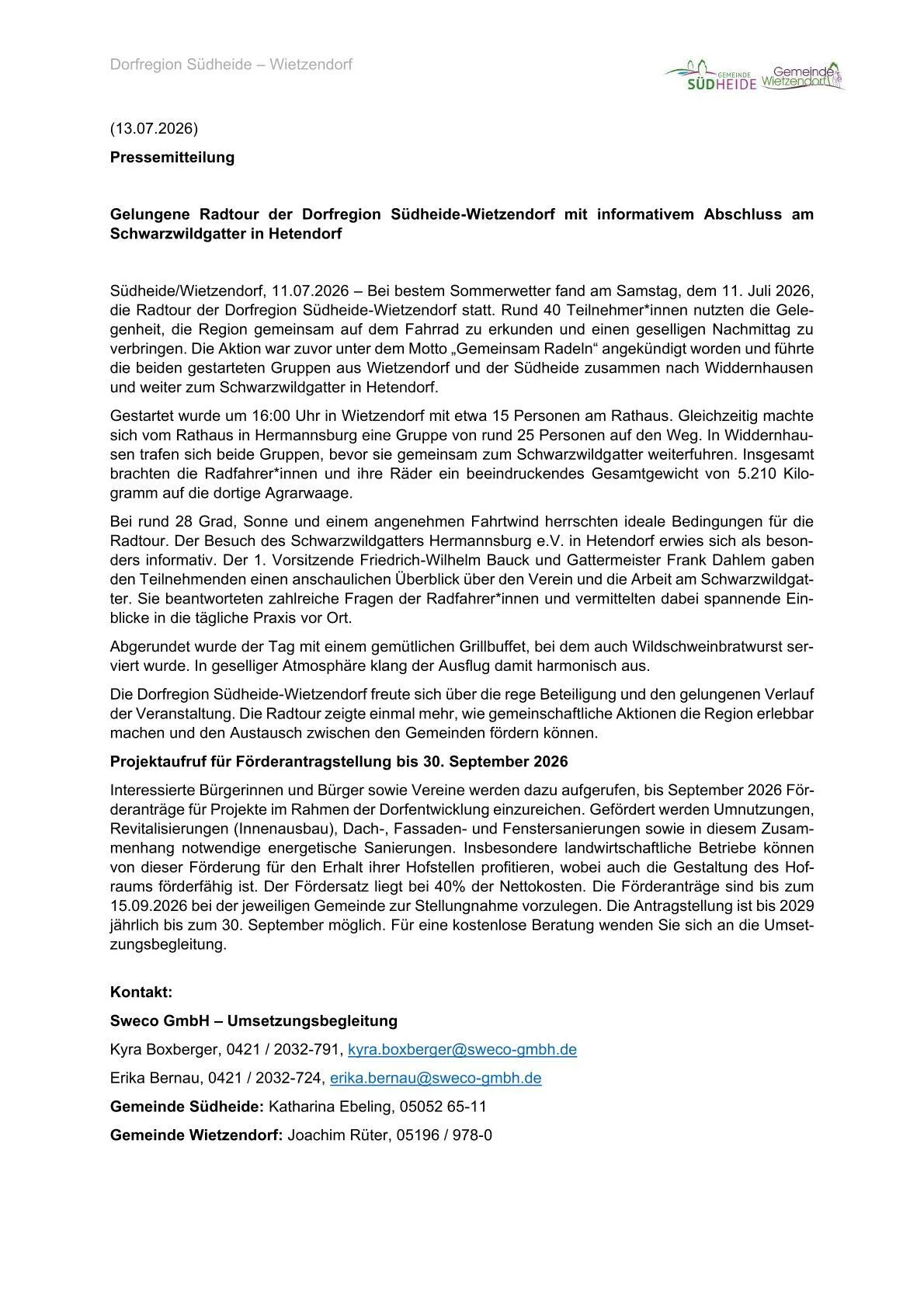 Pressemitteilung