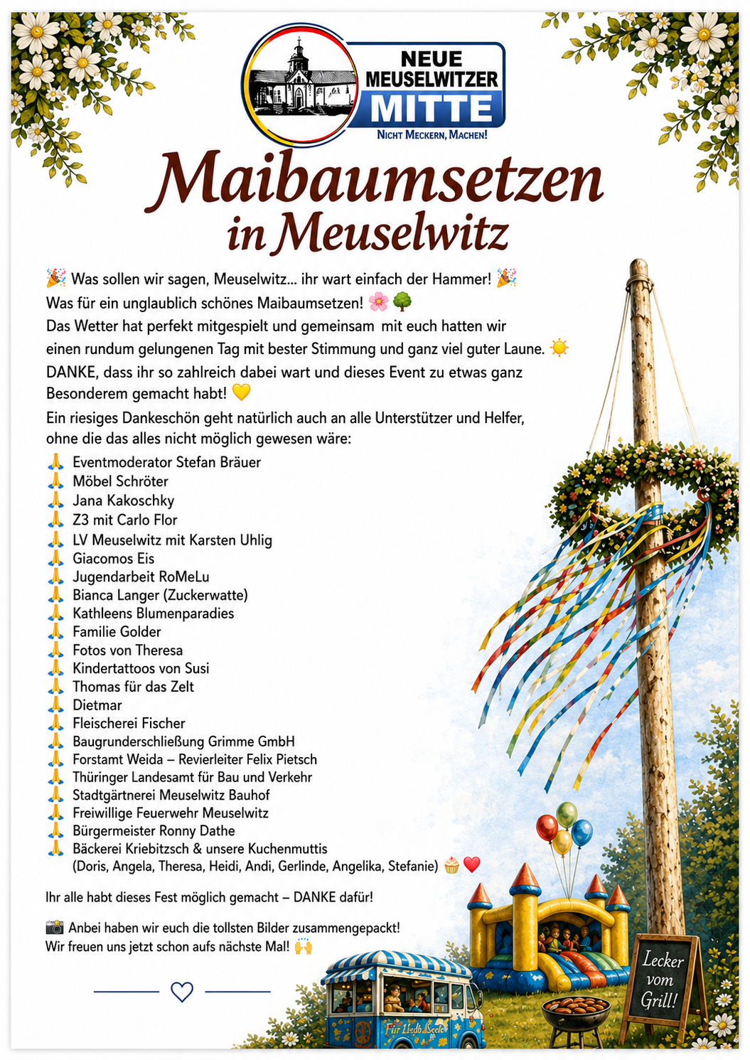 Maibaumsetzen