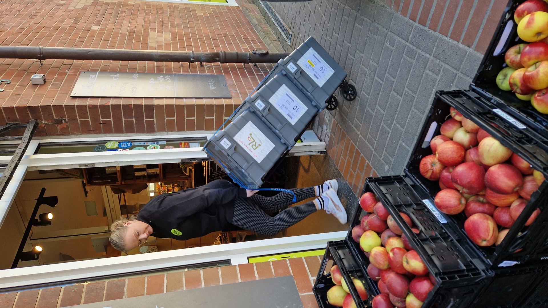 Cargo Surfer bei der Arbeit