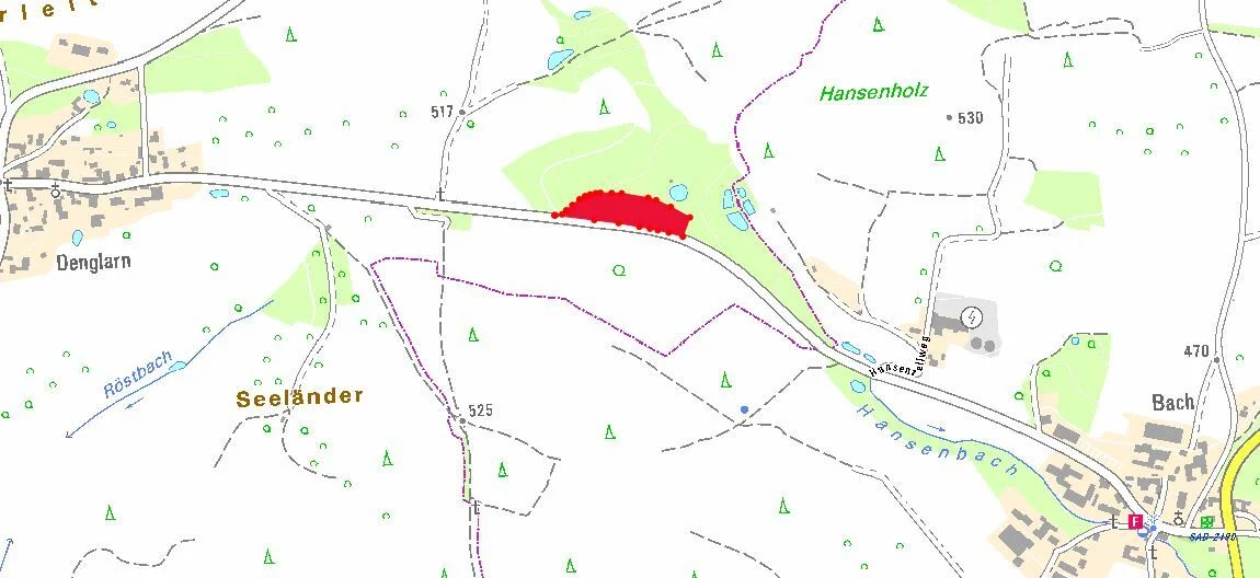Lage land. Fläche Fl.Nr. 966 Gmkg Haag