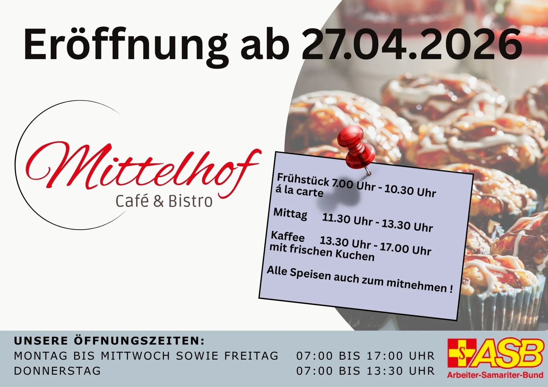 Eröffnung Café am 27.04.2026