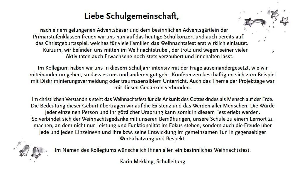 Weihnachtsgruß