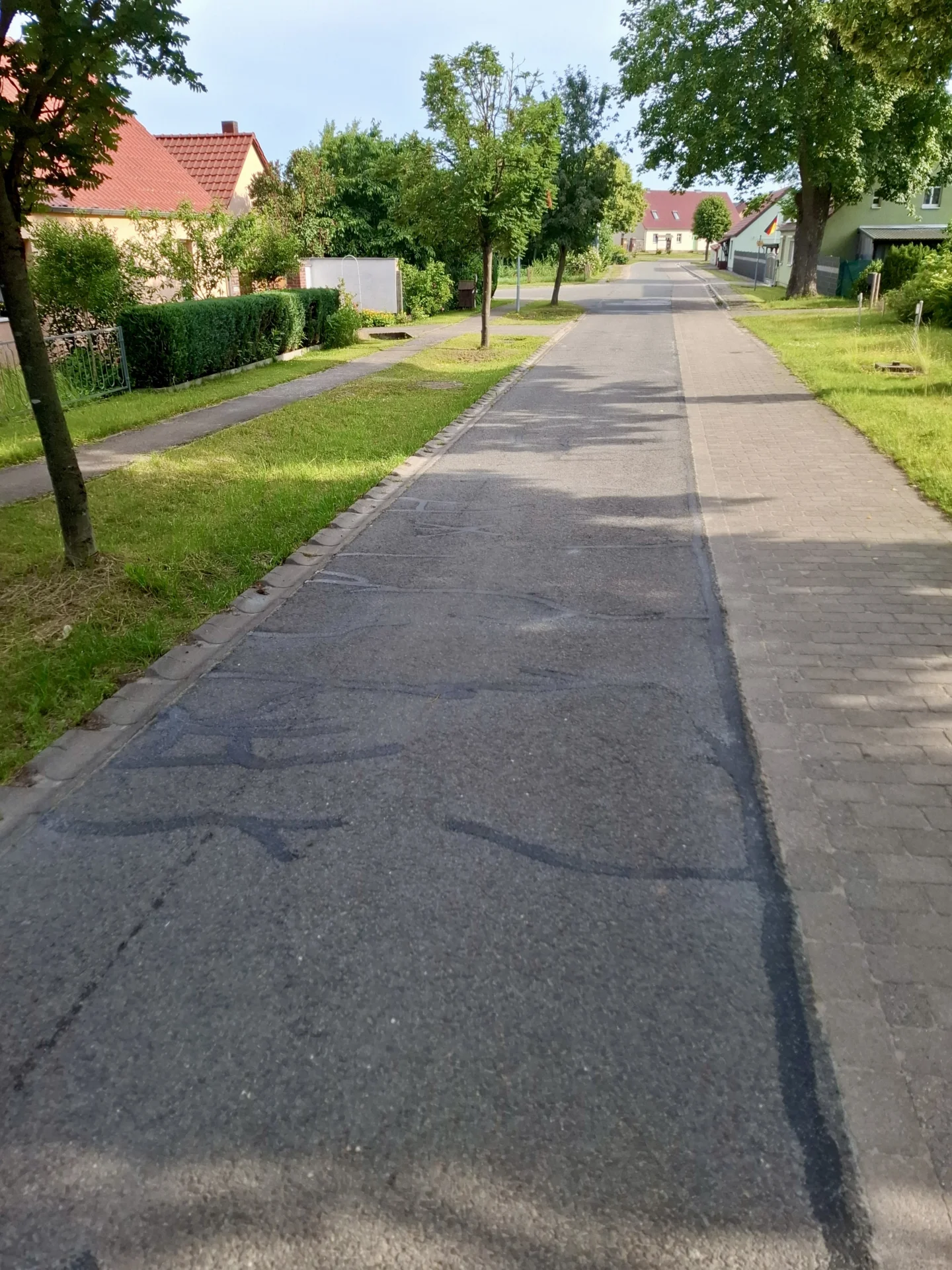 Dorfstraße in Braunsberg