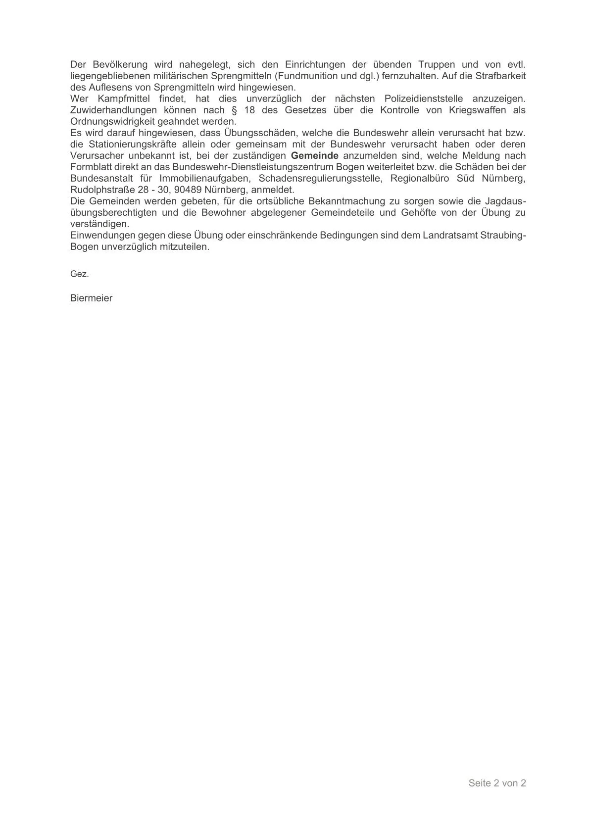 Manövermeldung Pilgerreise 2026 - 25.06.2026-2