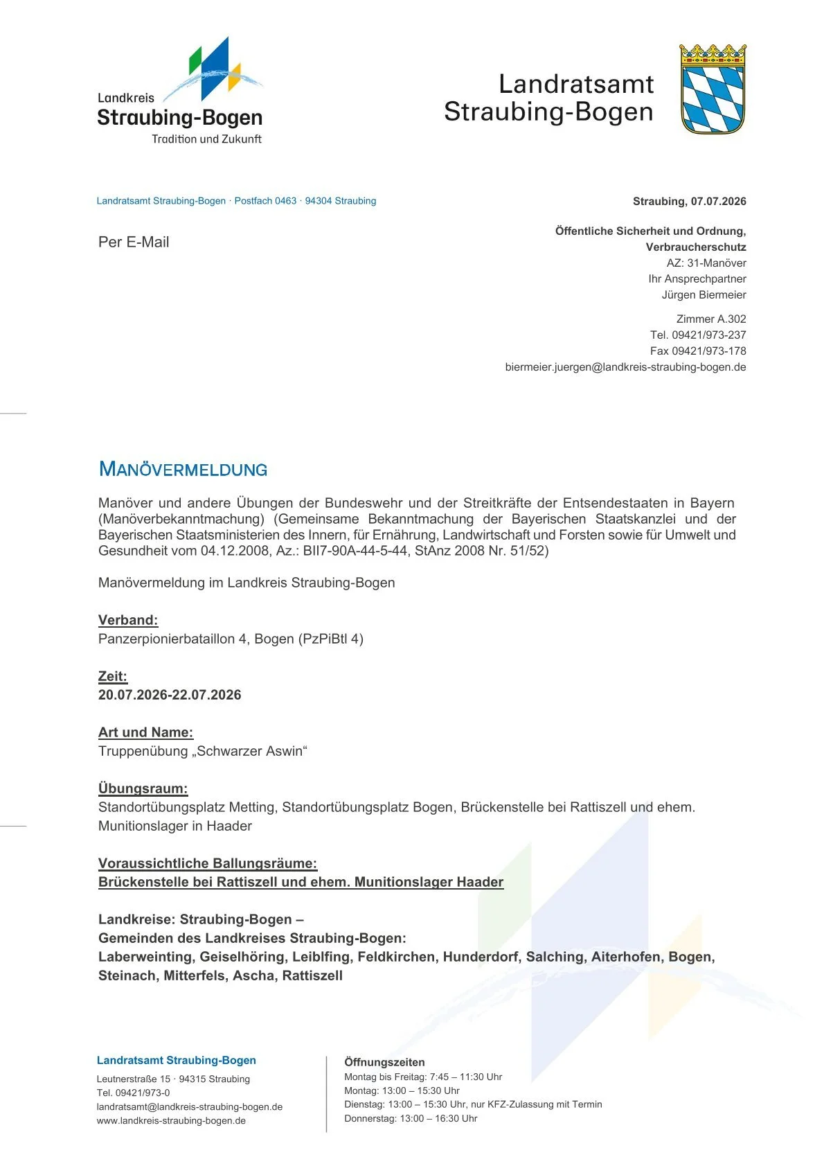 Manövermeldung Schwarzer Aswin - 20.07.-22.07.2026-1