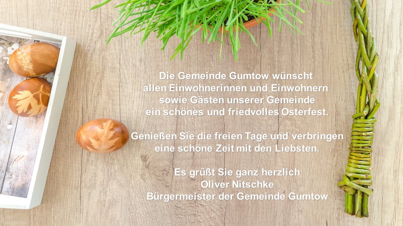 Ostergrüße des Bürgermeisters