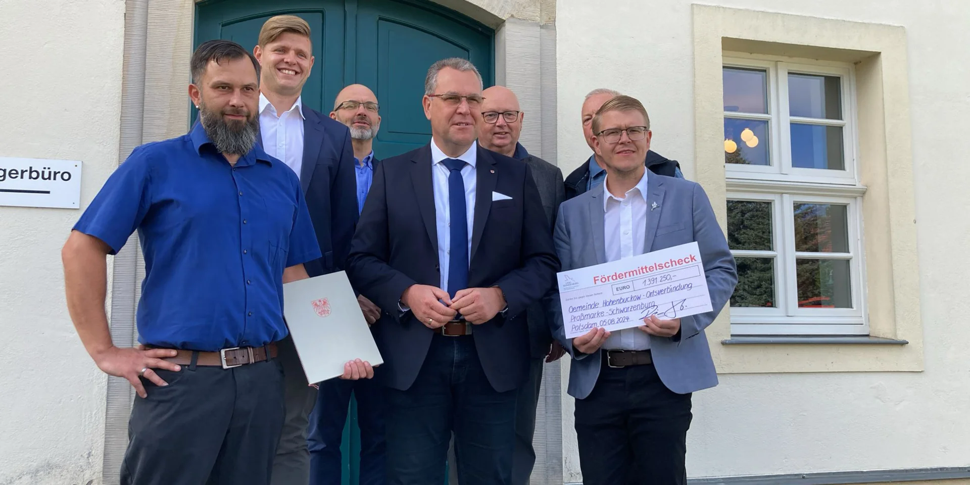 Fördermittelübergabe