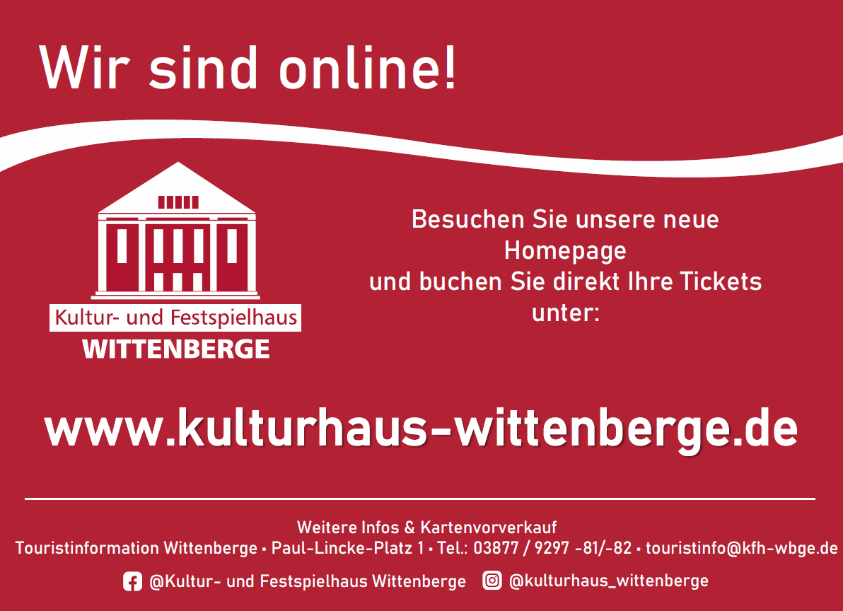 Homepage Kulturhaus Wittenberge 2023