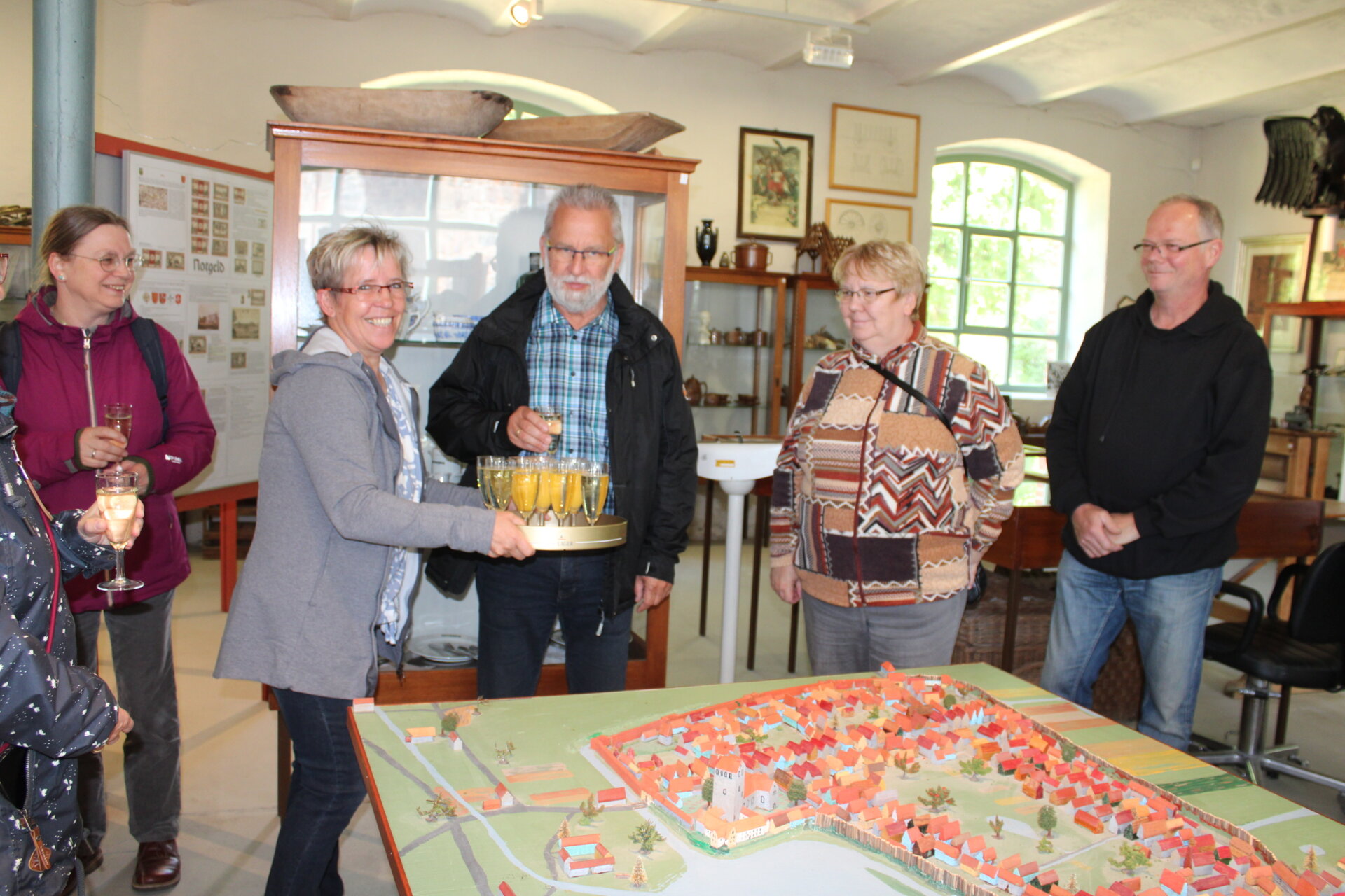 Sektempfang im Heimatmuseum Ziesar