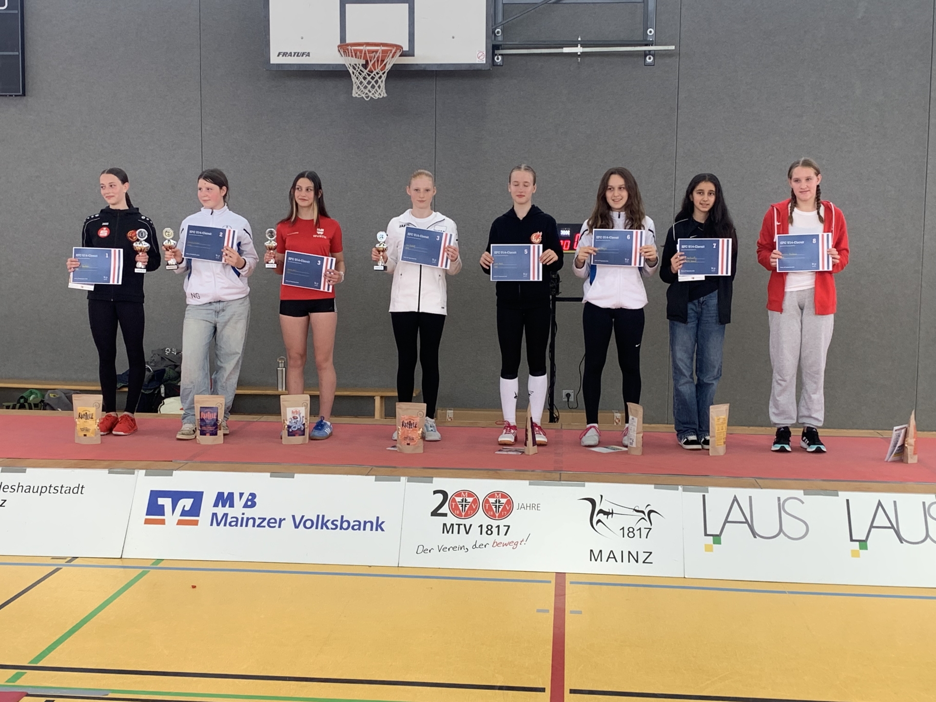 Liv Umlauf auf dem Podium