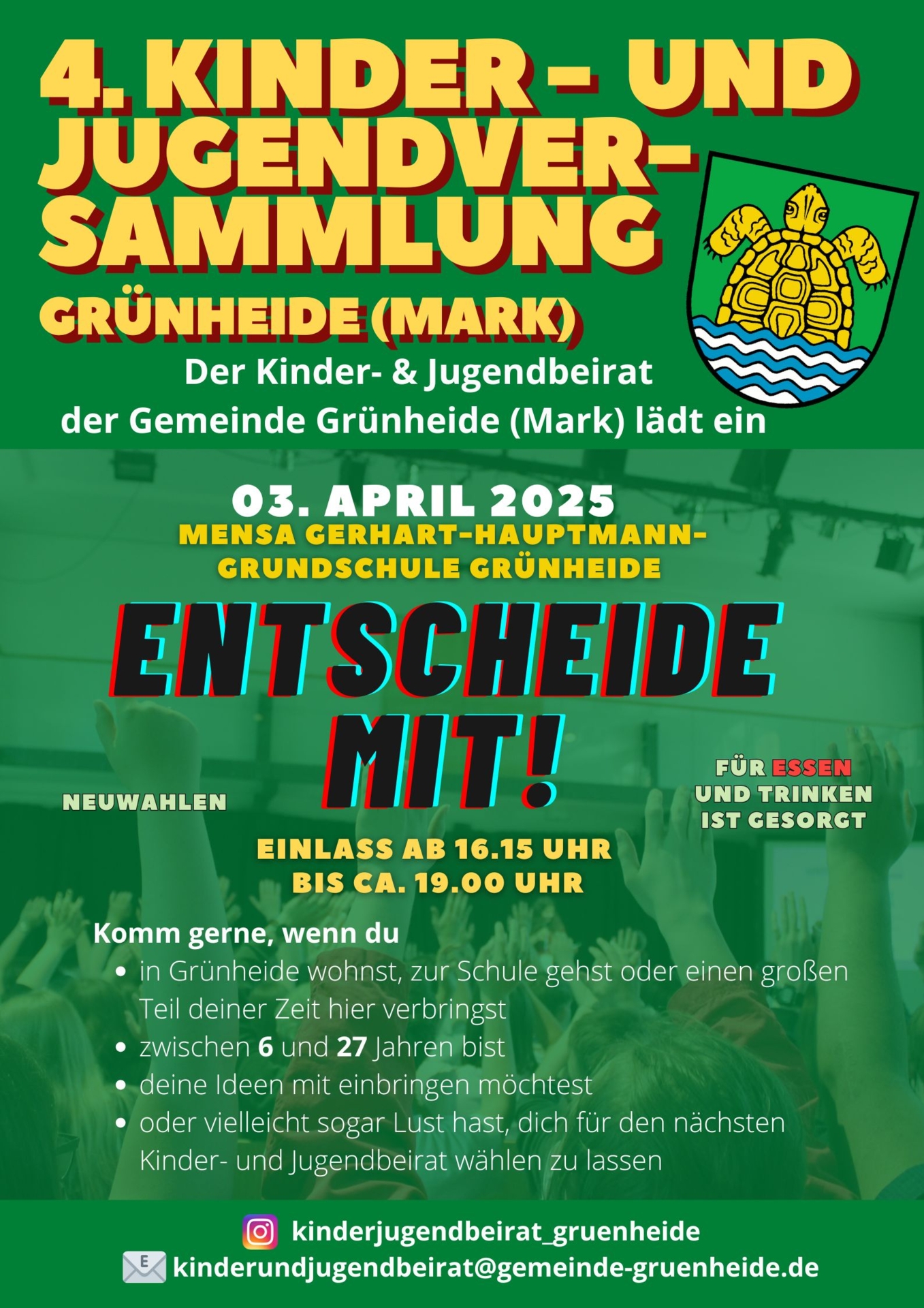 Kinder- und Jugendversammlung am 3.4.2025