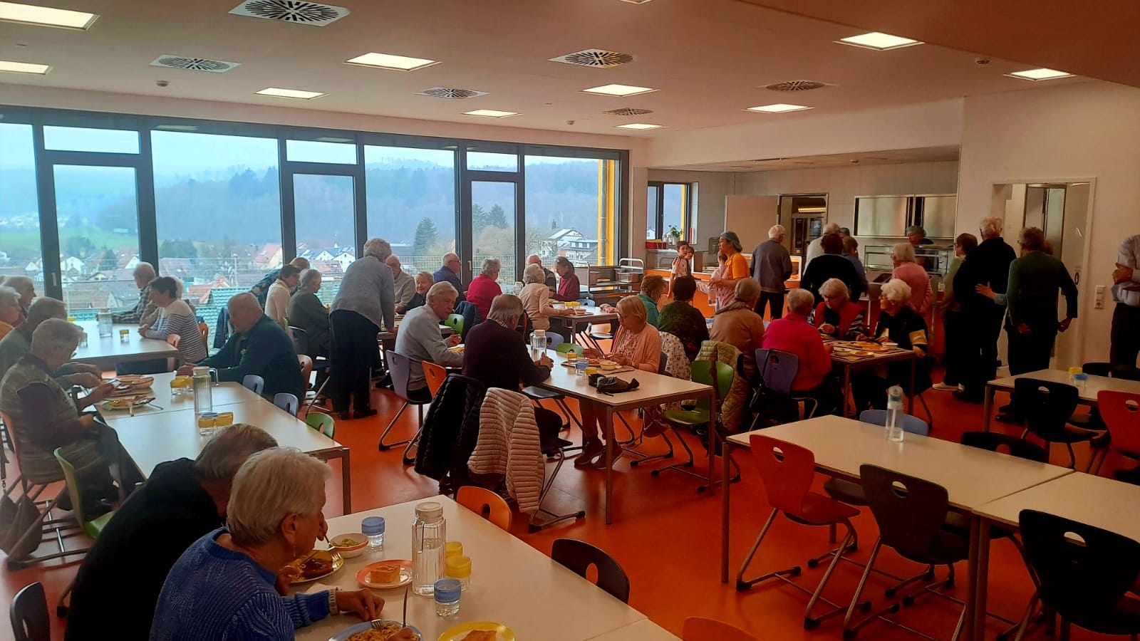 Das Mittagessen wird von den Wiesenbacher Seniorinnen und Senioren gerne besucht.