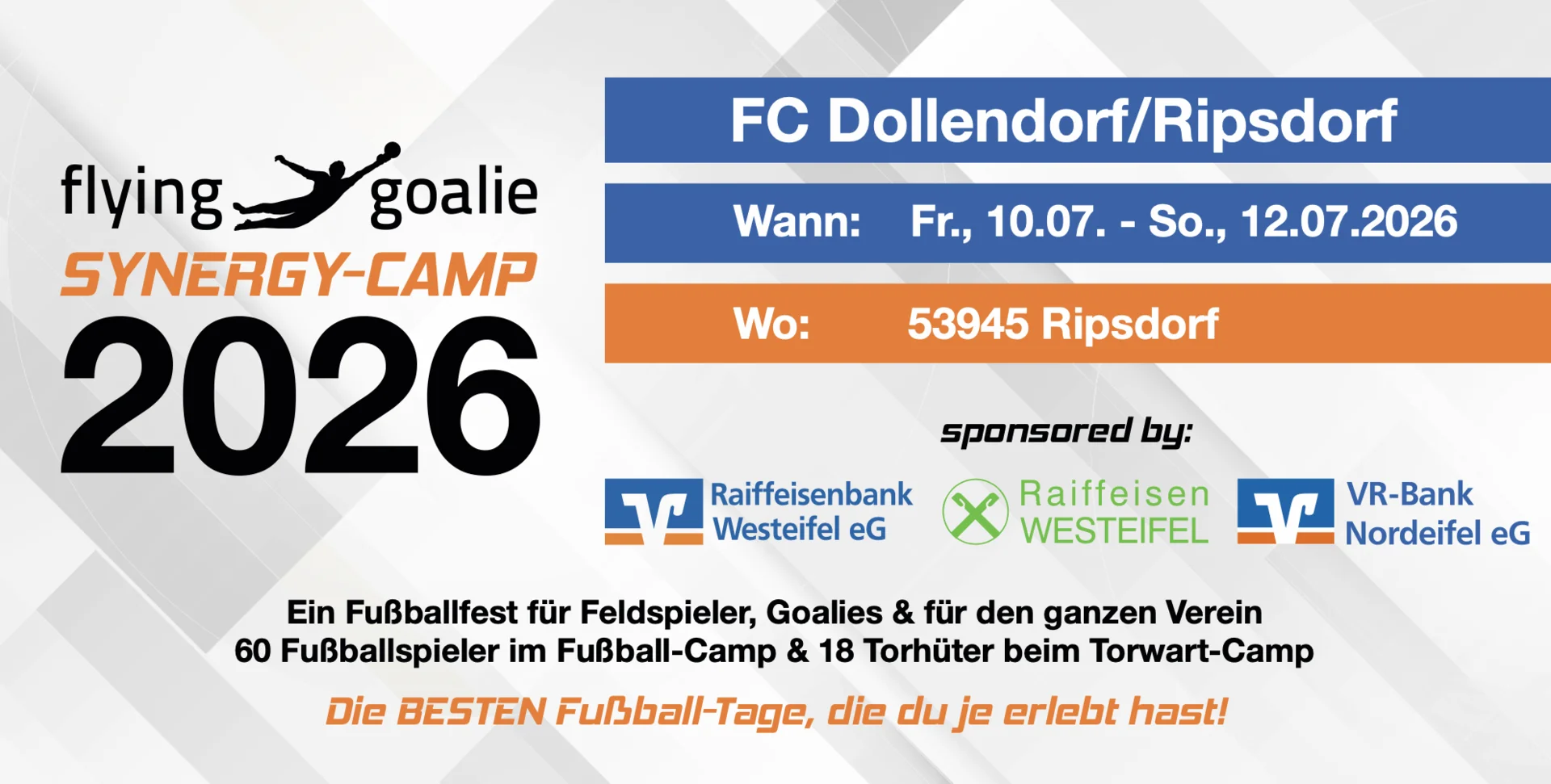 Flyer Fußballcamp 2026