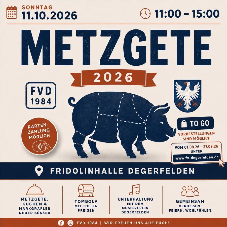 Flyer Metzgete 2026
