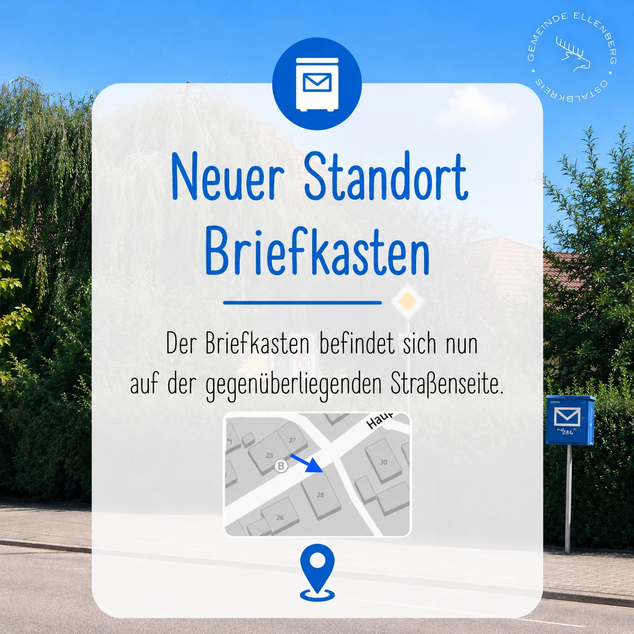 Briefkasten altes Rathaus neu
