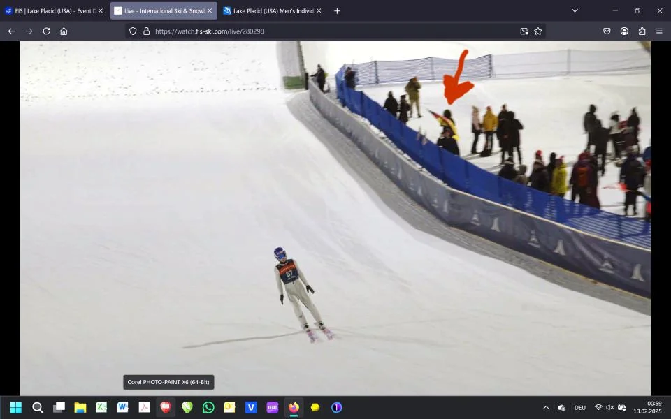 Max Unglaube bei den Junioren-Weltmeisterschaften in Lake Placid
