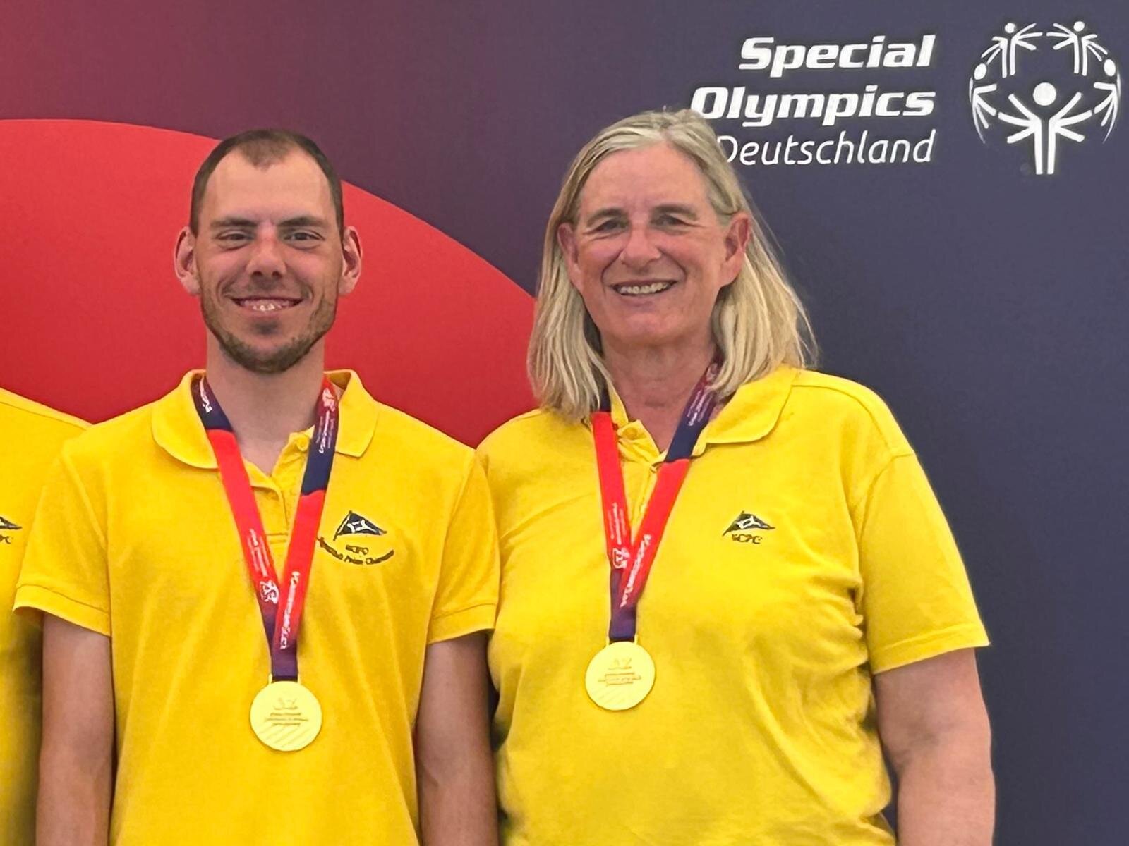 Goldgewinner Sebastian und Karin