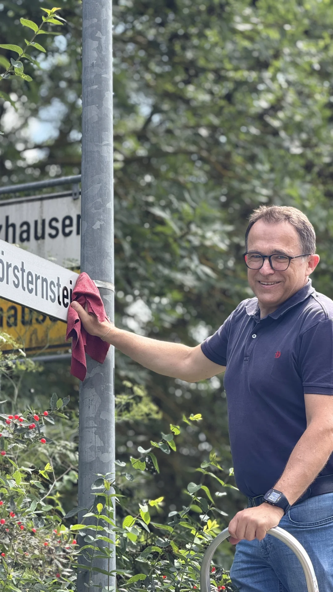 Aktion "Saubere Schilder"