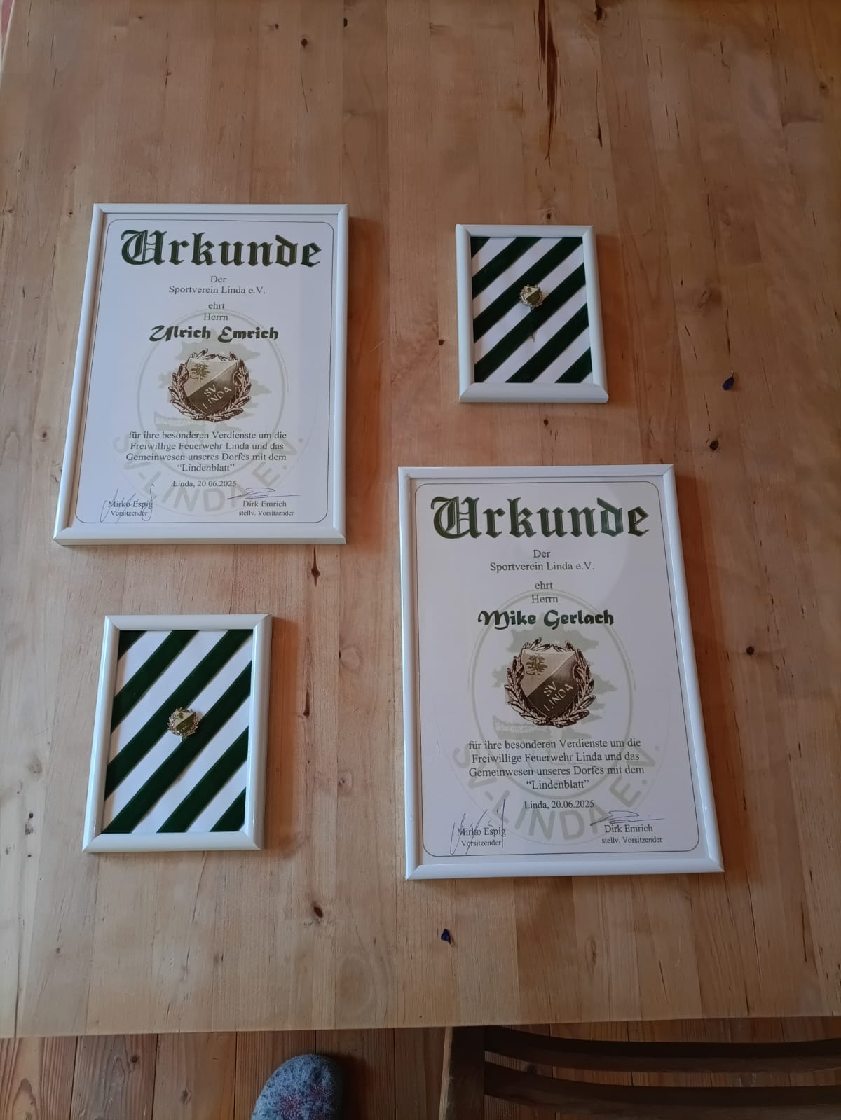 2x Lindenblatt