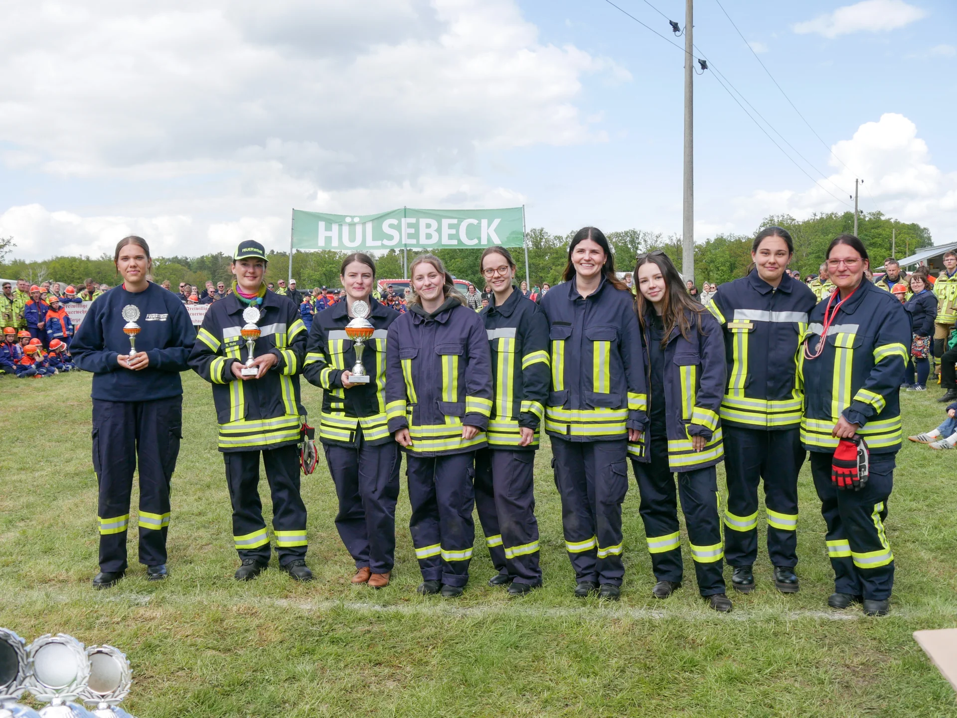 FF Amtsausscheid Hülsebeck Siegerehrung Frauen
