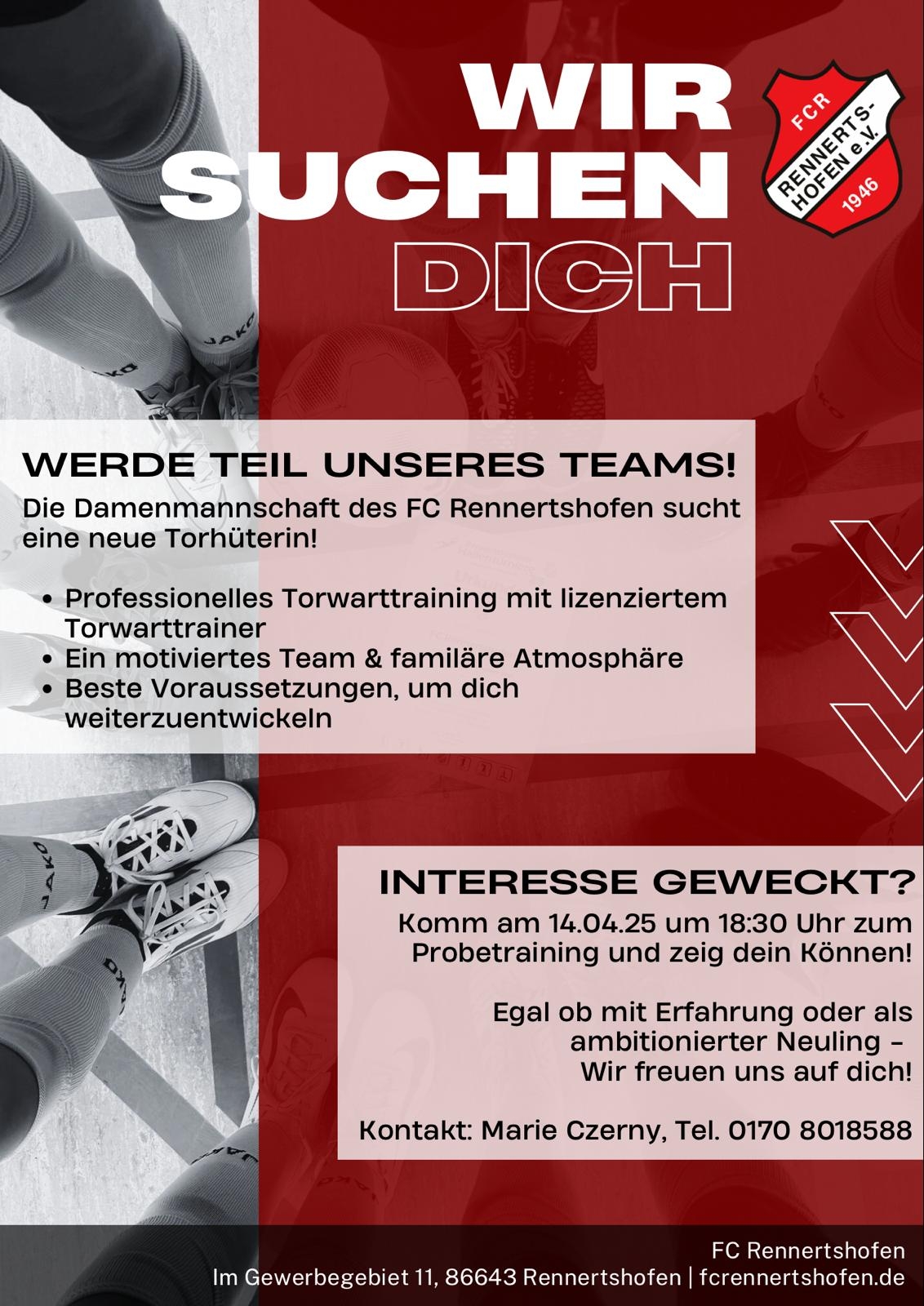 Torwartschnuppertraining Damen (Bildnachweis: FCR)