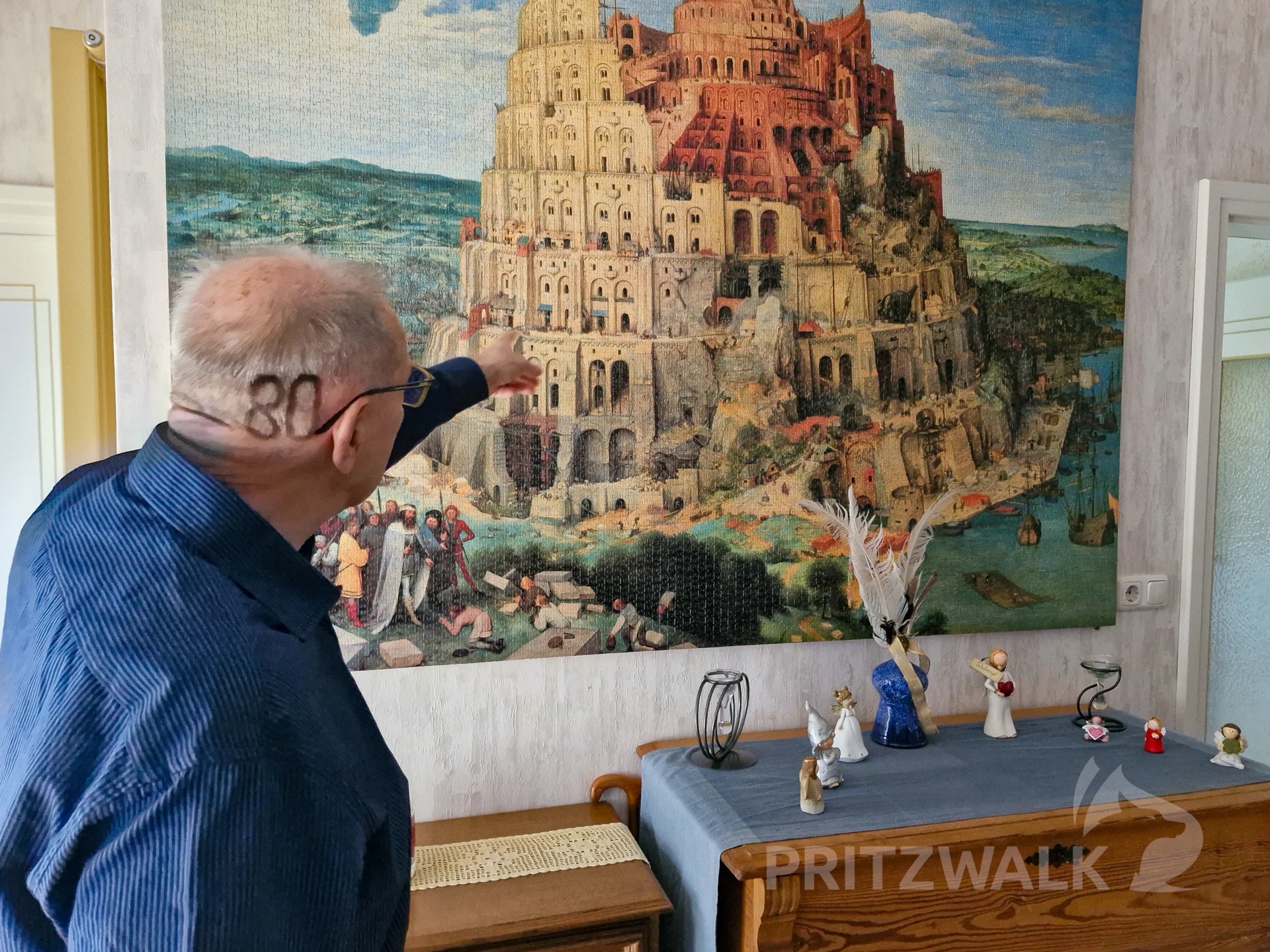 Ulrich Preuß ist ein großer Puzzlefan. Foto: Stadt Pritzwalk