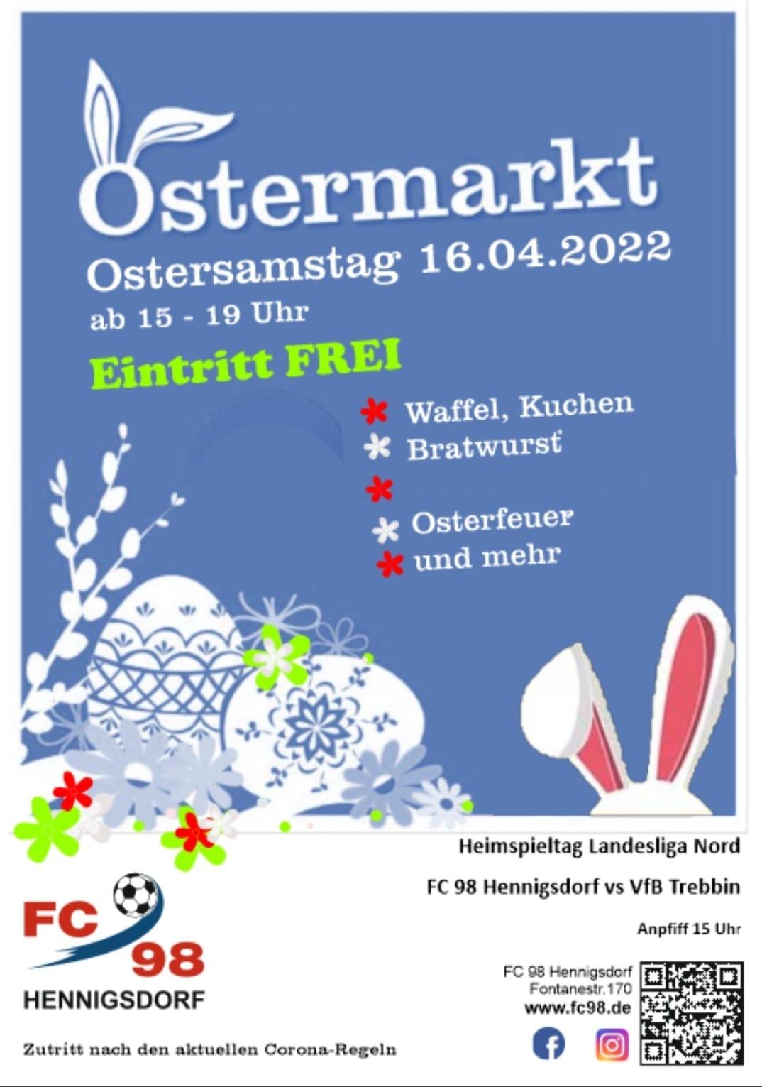 Osterfeuer FC 98 Hennigsdorf
