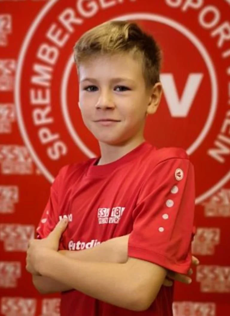 Linus Güther bei seinem Heimatverein