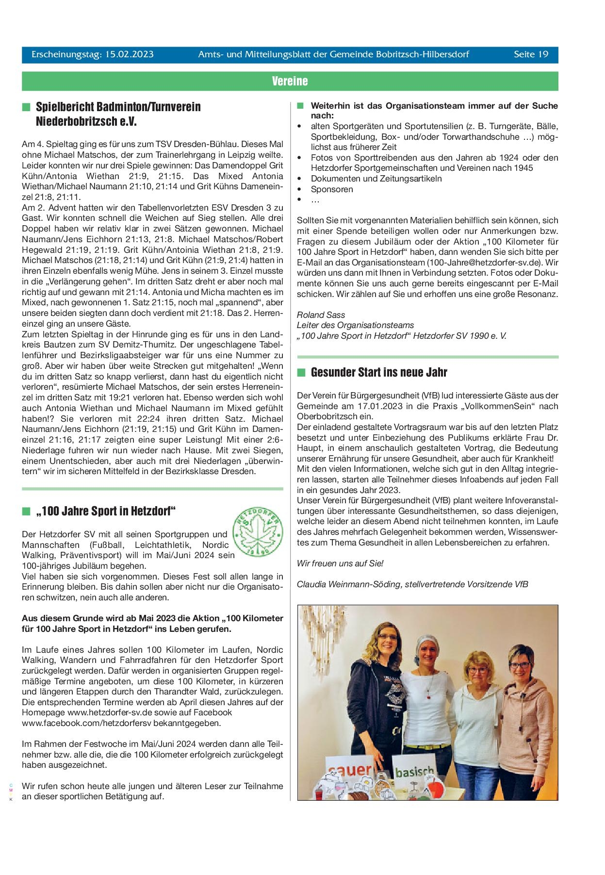 Amts- und Mitteilungsblatt der Gemeinde Bobritzsch-Hilbersdorf