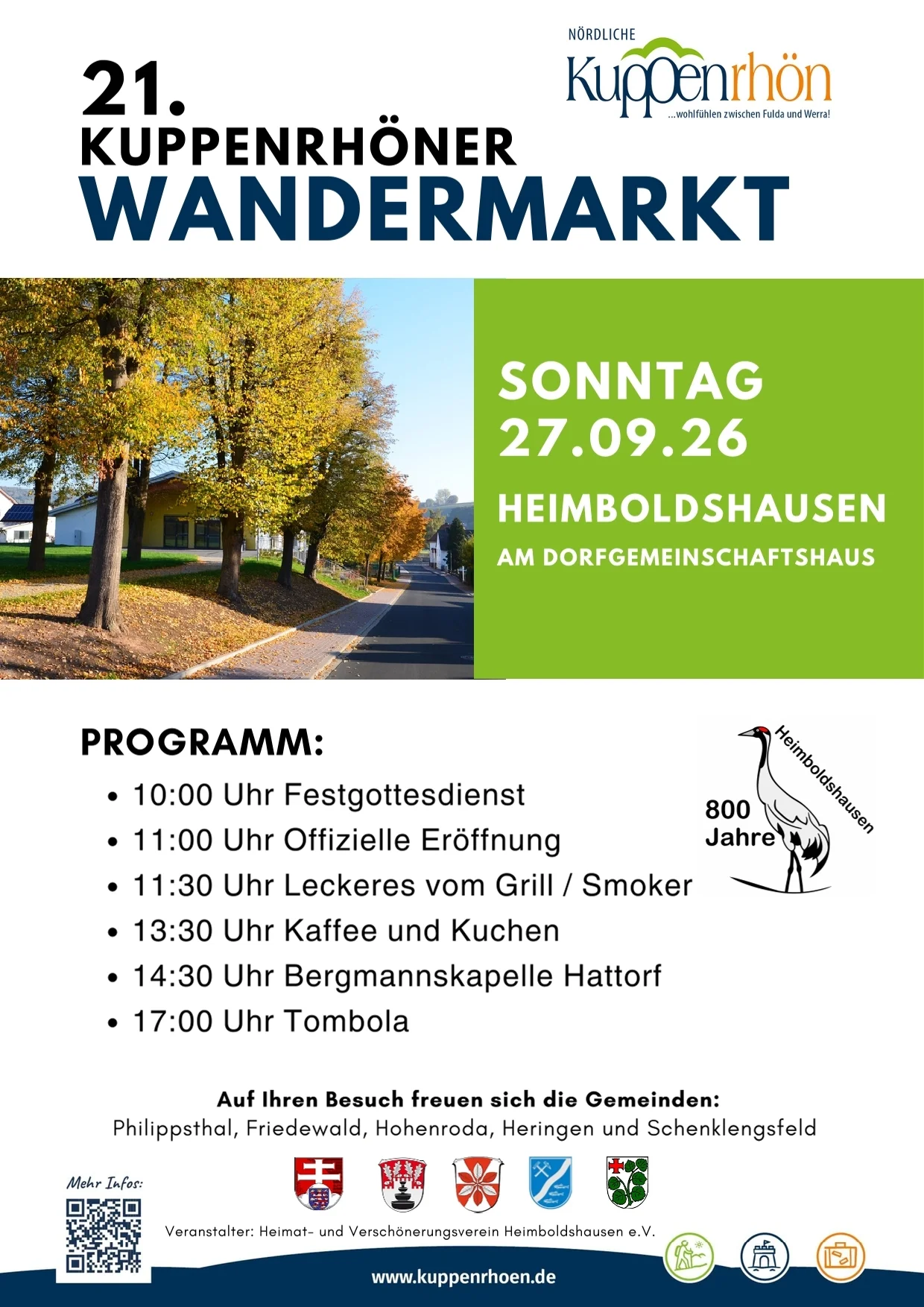 21. Kuppenrhöner Wandermarkt in Heimboldshausen