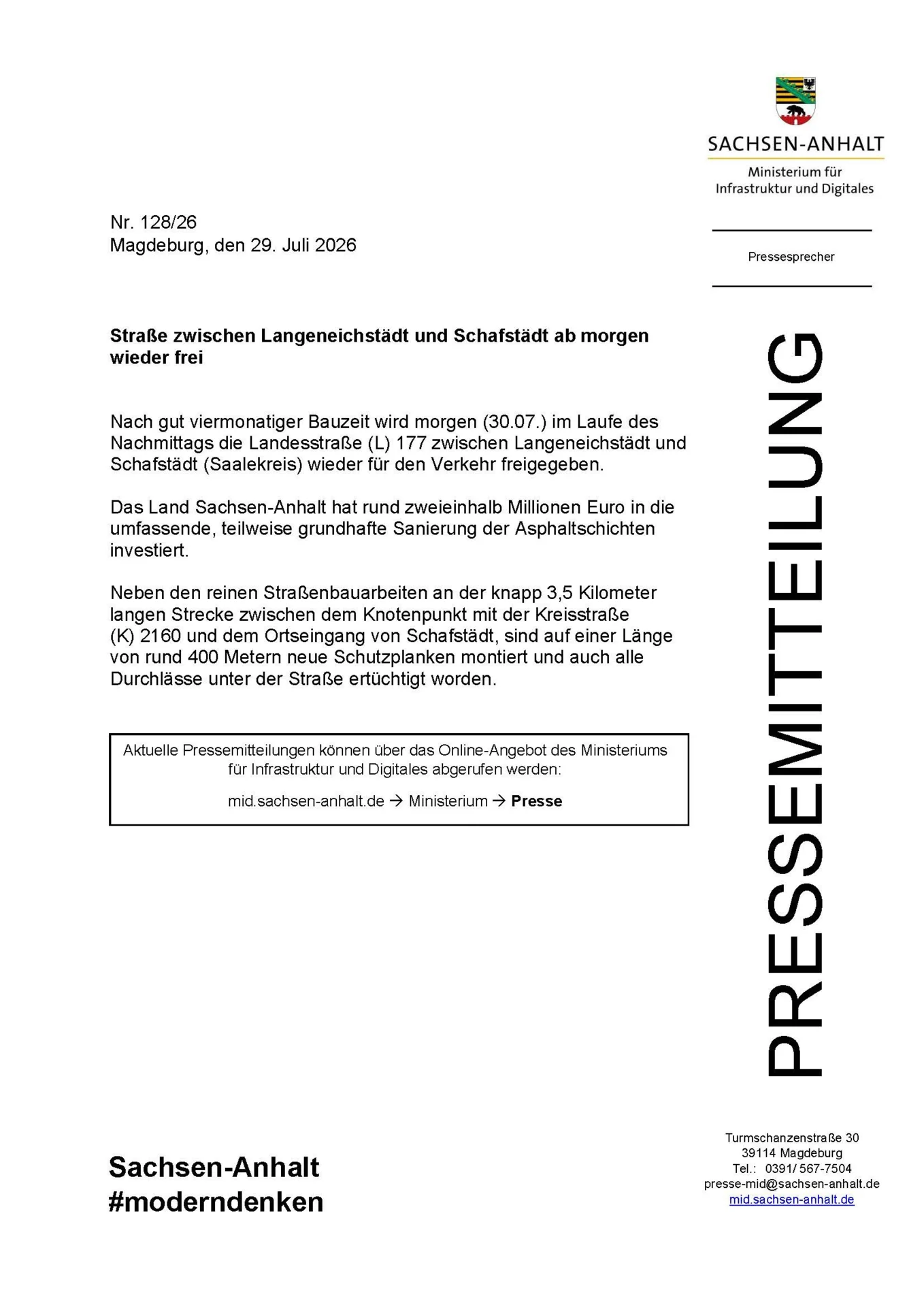 Pressemitteilung