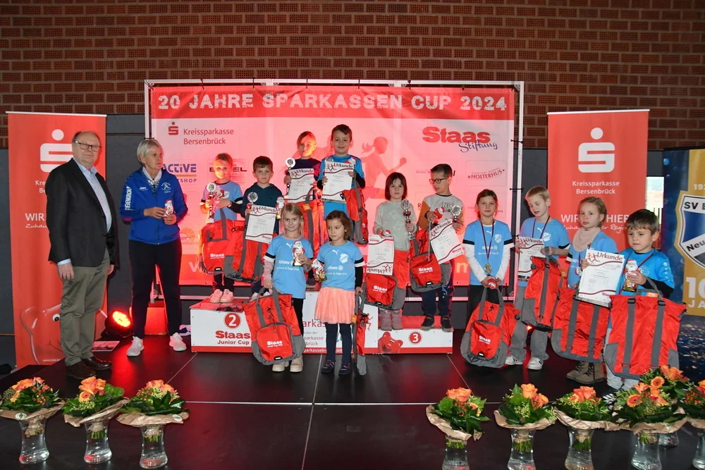 Siegerehrung Schülerinnen und Schüler Staas-Junior Cup U8