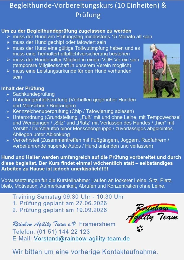 Information zur BH-Prüfung