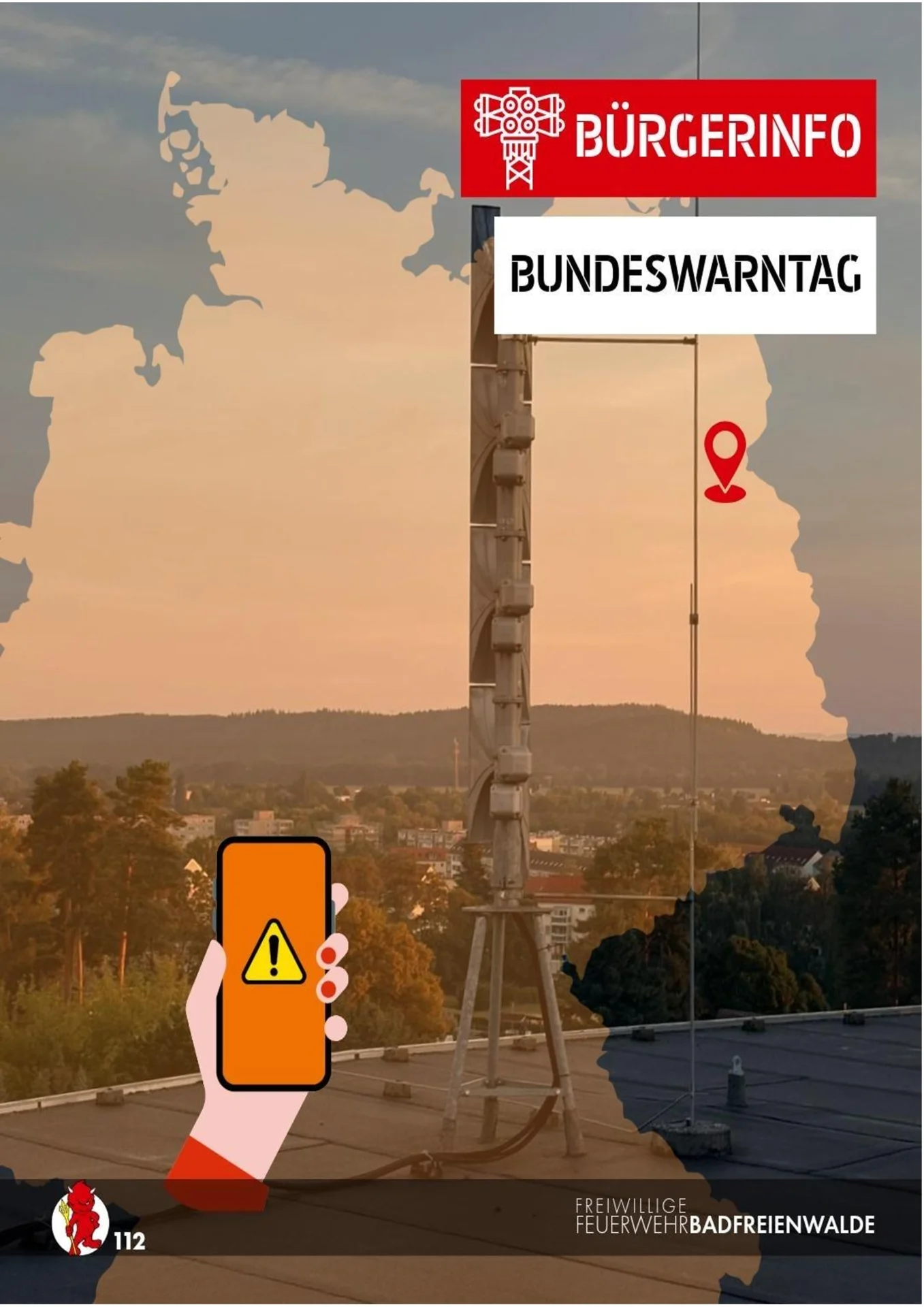 Hinweis zum Bundesweiten Warntag