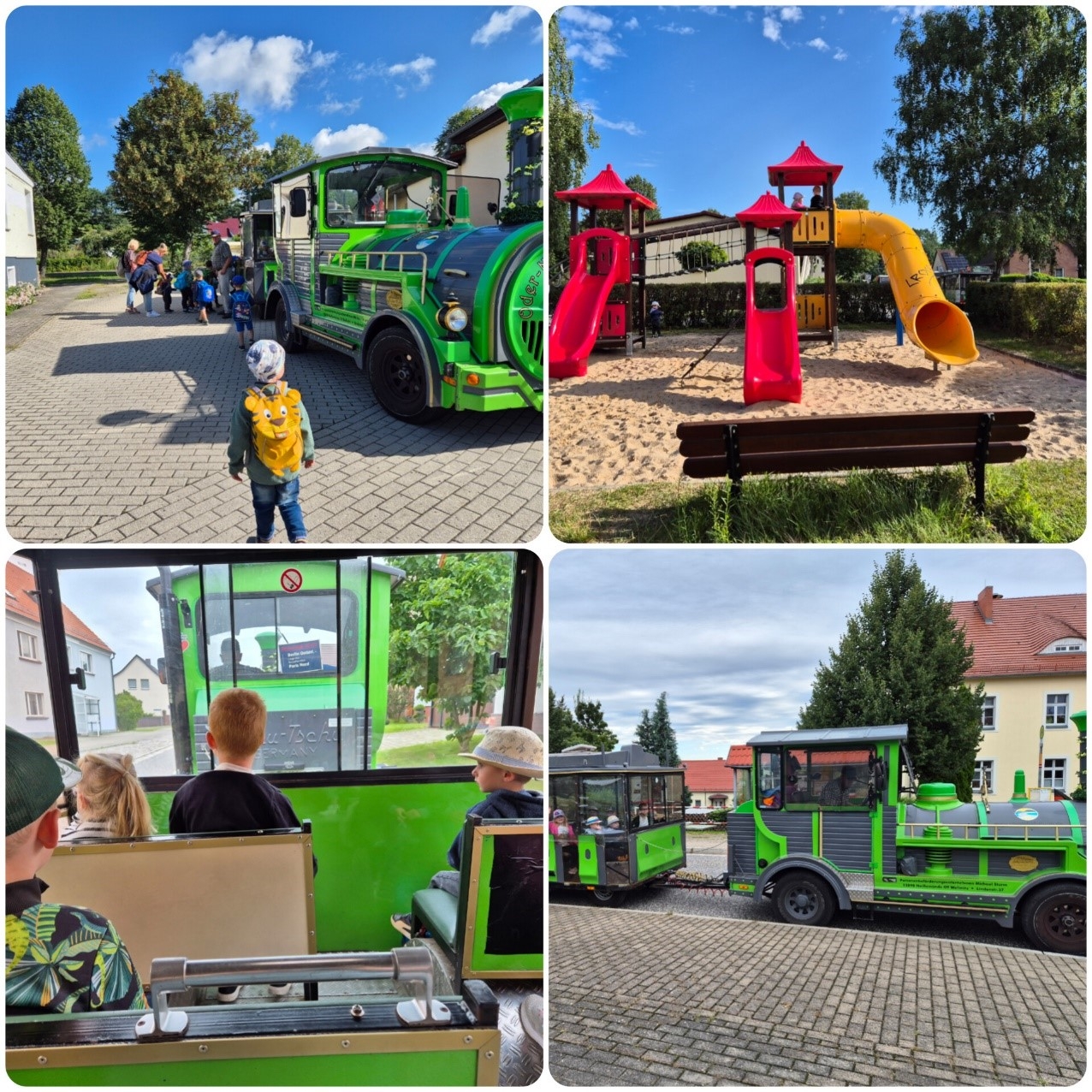 Ausflug mit der Loki zum Spielplatz in Lawitz