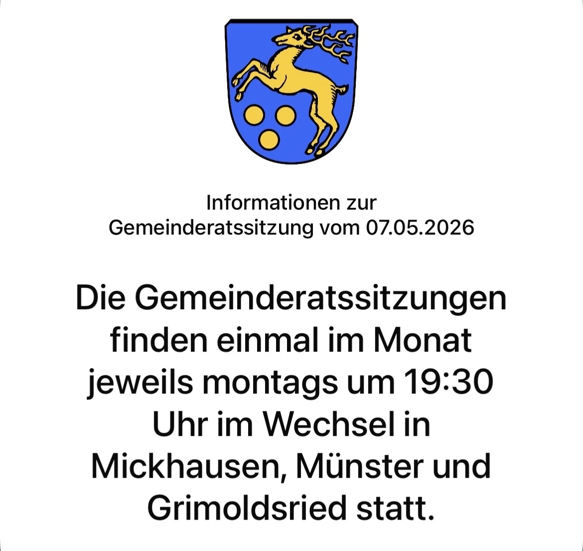 Sitzungstermine