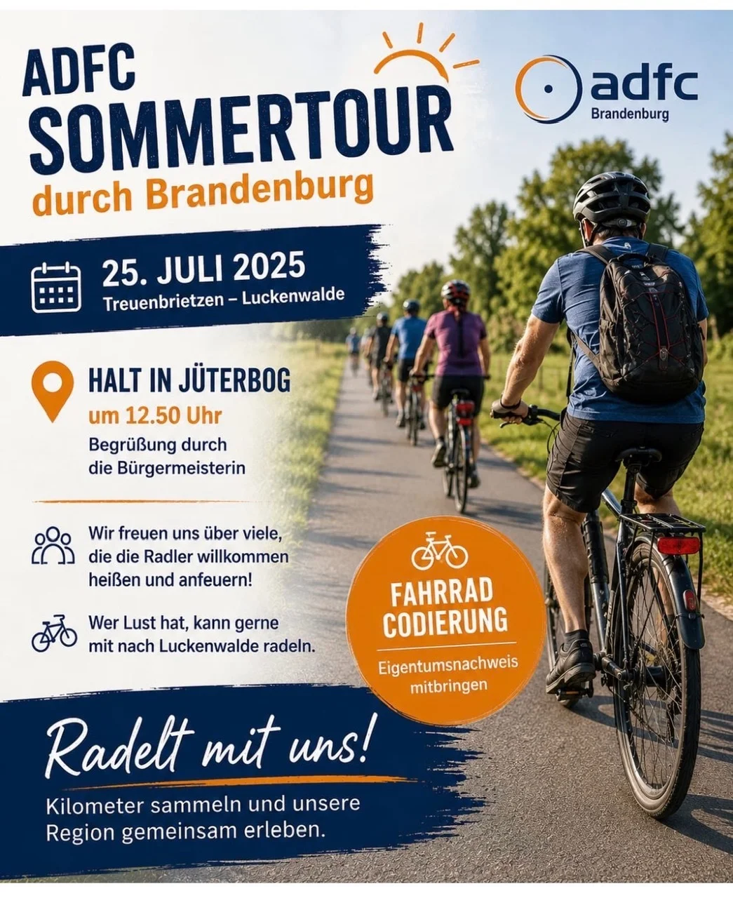ADFC Sommertour Flyer (groß)