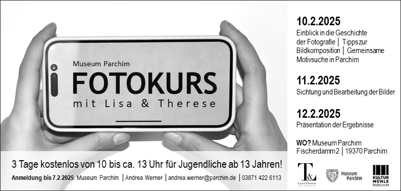 Kostenloser Fotokurs im Museum Parchim