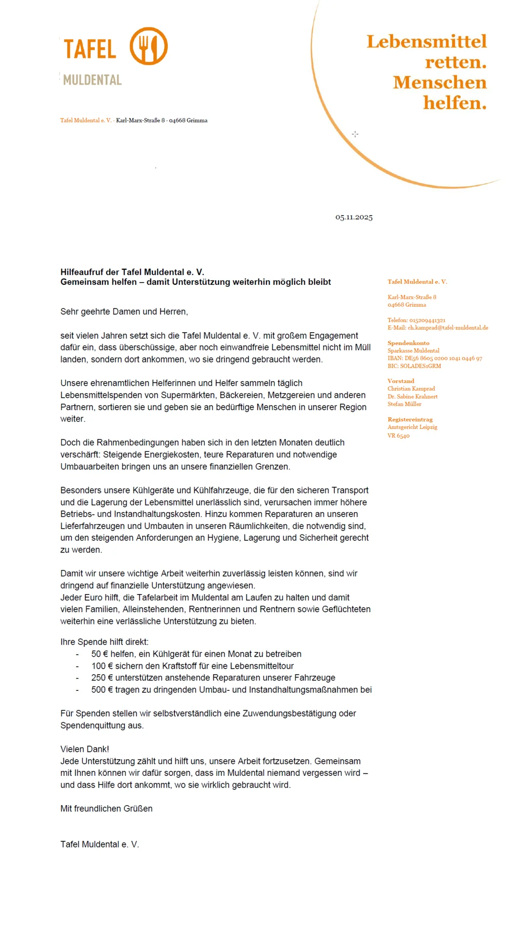 Hilfeaufruf
