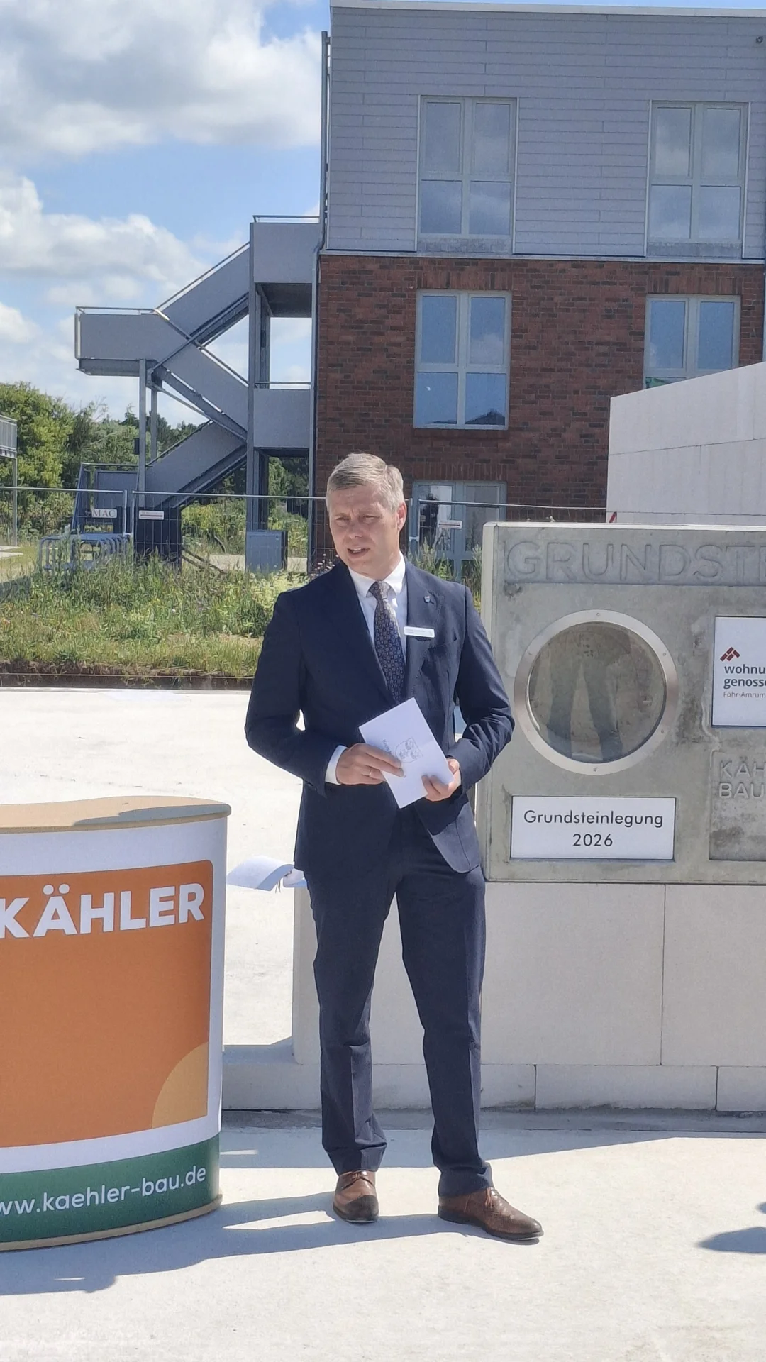Landrat Florian Lorenzen (Foto: Stadt Wyk Andreas Hansen)