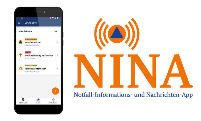 Icon NINA- Warnapp - Notfall- Informations- und Nachrichten- App