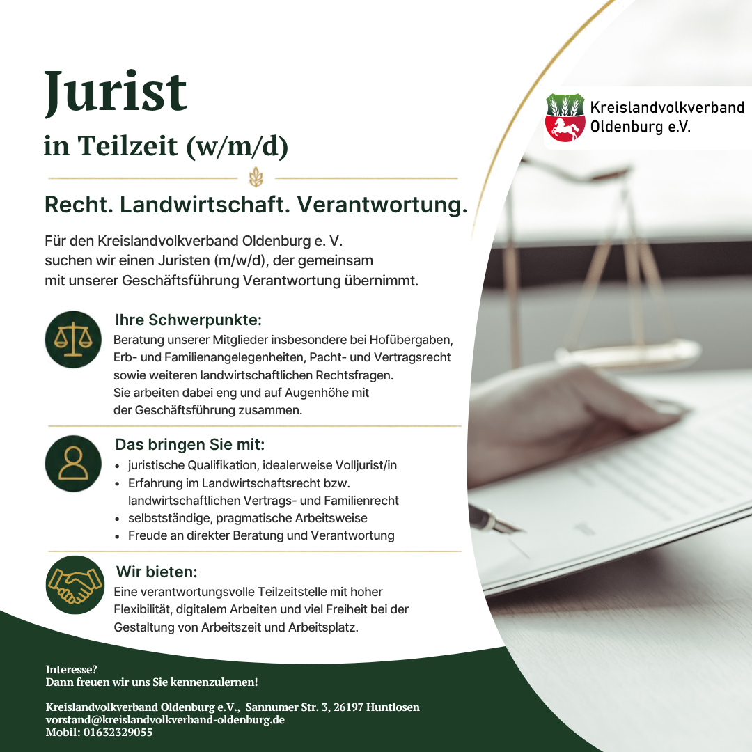 Jurist gesucht